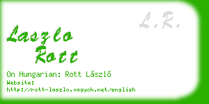 laszlo rott business card